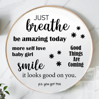 Motivational Mirror Decals